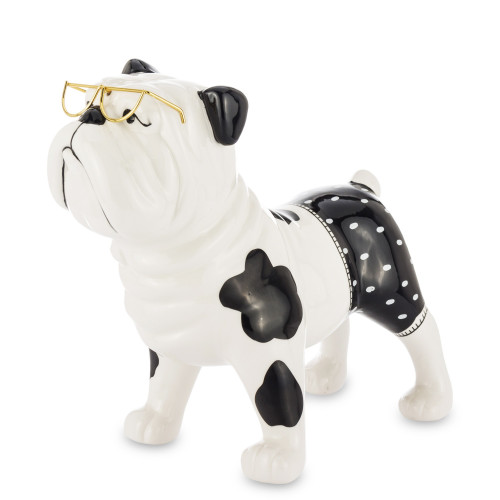 Figurka pes s brýlemi