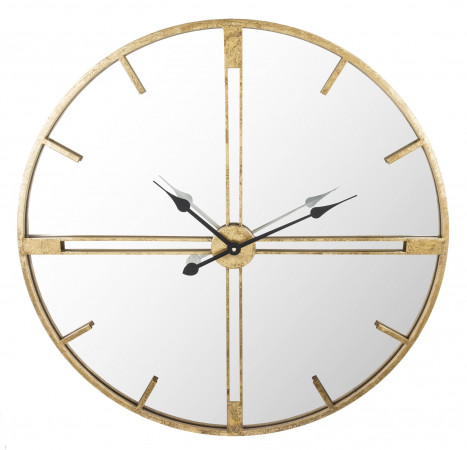 detail Nástěnné hodiny zlaté GD DESIGN