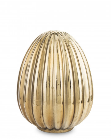 detail Dekorace zlaté vroubkované vejce GD DESIGN