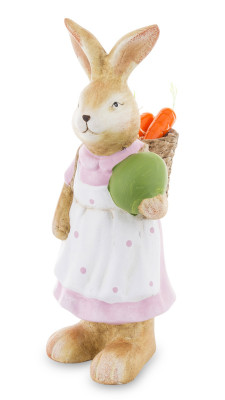 Figurka králík se zeleným vajíčkem