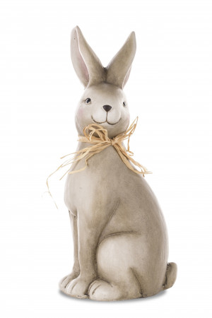 detail Figurka sedící králík s mašlí 44 cm GD DESIGN