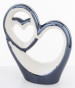 náhled Keramické srdce modro-bílé GD DESIGN