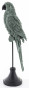 náhled Figurka zelený papoušek na bidýlku 31 cm GD DESIGN