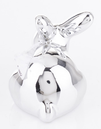 detail Velikonoční dekorace králík stříbrný GD DESIGN