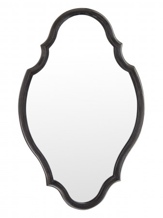 detail Černé závěsné zrcadlo GD DESIGN