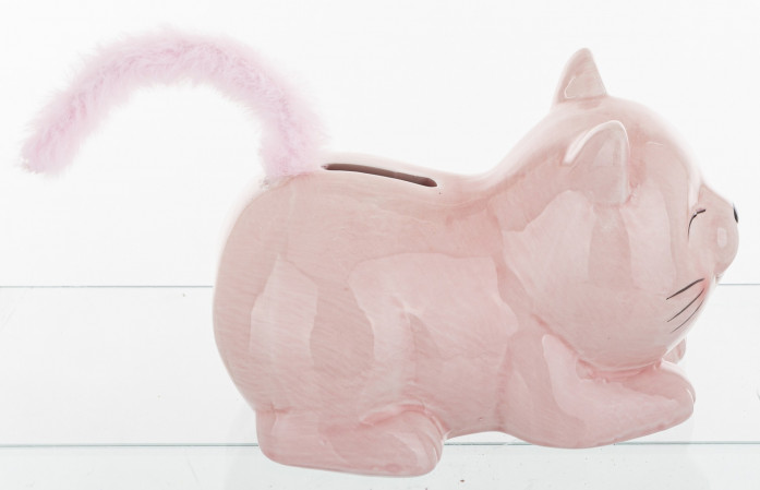 detail Pokladnička růžová kočka GD DESIGN