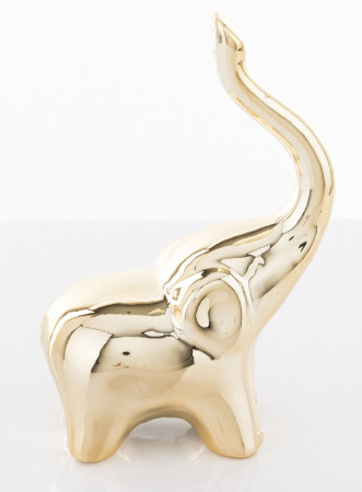 detail Zlatý slon s dlouhým chobotem GD DESIGN