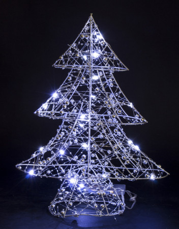 detail Dekorace vánoční stromek s LED osvětlením GD DESIGN