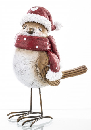 detail Vánoční figurka ptáček GD DESIGN