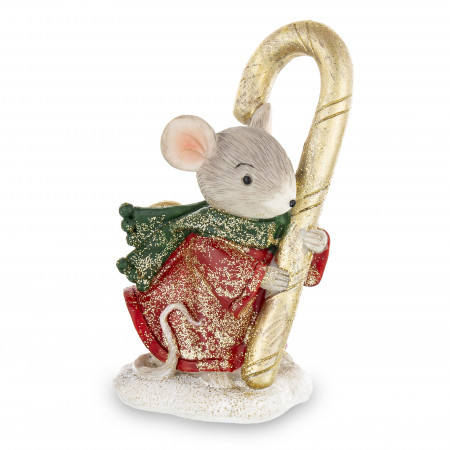 detail Figurka vánoční myška GD DESIGN
