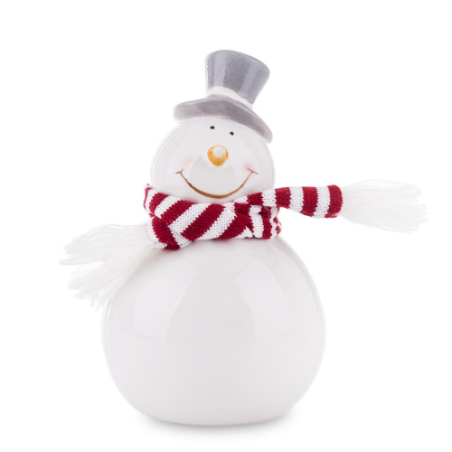 Keramická vánoční figurka sněhulák