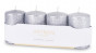 náhled Adventní svíčky 4 kusy stříbrné GD DESIGN