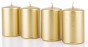 náhled Vánoční svíčky 4 kusy zlaté GD DESIGN