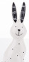 náhled Dekorace figurka králík bílo-černý GD DESIGN
