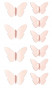 náhled Dekorace motýl růžový GD DESIGN