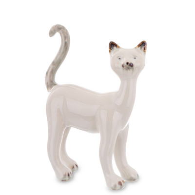 Keramická figurka kočka