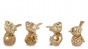 náhled Vánoční figurka ptáček zlatý různé varianty GD DESIGN