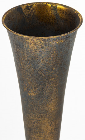 detail Kovová váza zlatá GD DESIGN