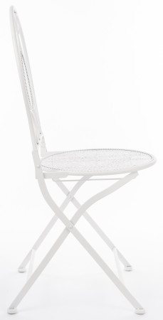 detail Kovová židle bílá GD DESIGN