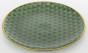 náhled Dekorativní skleněný talíř se zlatým okrajem GD DESIGN