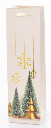 detail Vánoční dárková taška na lahev GD DESIGN