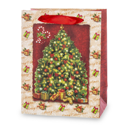 Vánoční dárková taška se stromečkem