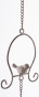 náhled Kovová závěsná dekorace zvon s ptáčkem GD DESIGN