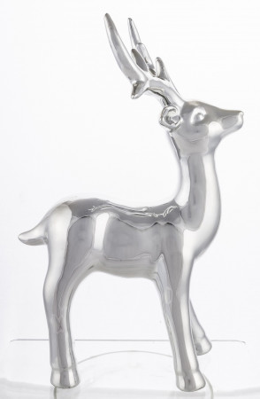 detail Vánoční figurka sob stříbrný GD DESIGN