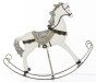 náhled Figurka houpací koník v bílé barvě GD DESIGN