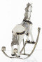 náhled Figurka houpací koník v bílé barvě GD DESIGN