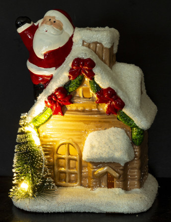detail Vánoční led dekorace domeček GD DESIGN