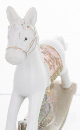 detail Vánoční figurka houpací kůň GD DESIGN
