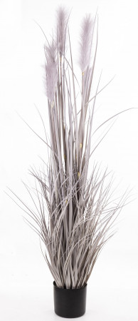 detail Dekorativní péřová tráva v květináči GD DESIGN