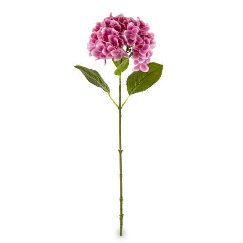 Dekorační větvička růžová hortenzie