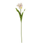 náhled Umělý bílý tulipán s barevnými detaily GD DESIGN