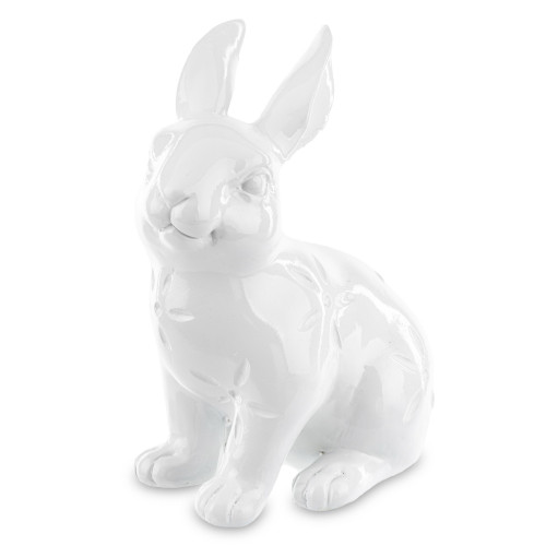 Dekorativní figurka zajíc bílý