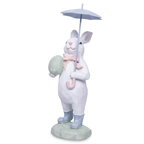 Figurka zajíčka s deštníkem