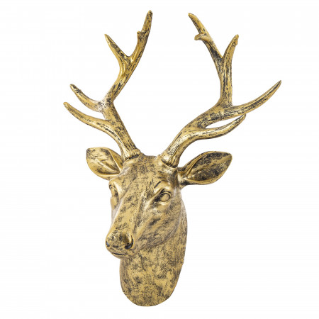 detail Nástěnná dekorace hlava jelena GD DESIGN