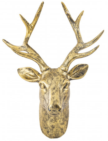 detail Nástěnná dekorace hlava jelena GD DESIGN