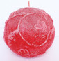 náhled Svíčka Flora koule velká červená GD DESIGN