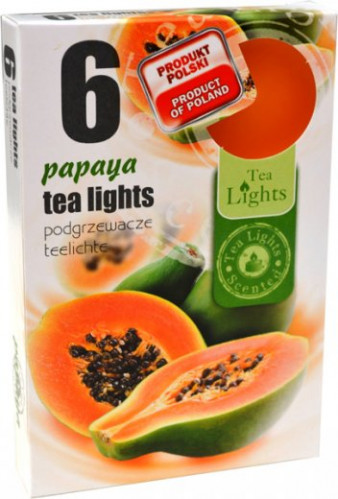 Čajová svíčka papaya