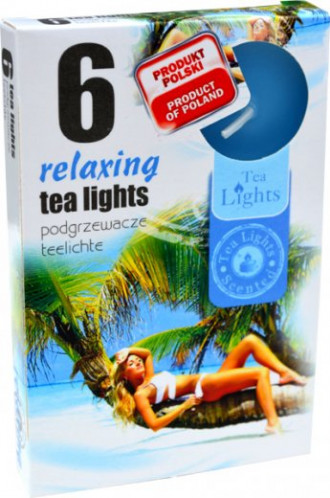 Relaxační čajová svíčka 6ks