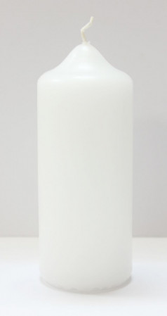 detail Bílá mešní svíčka 160 gr. GD DESIGN