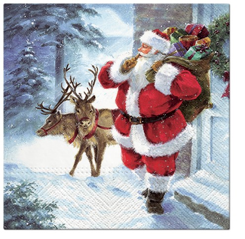 Pl Serwetki Santa Is Coming