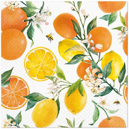 detail Ubrousky citrusové plody GD DESIGN