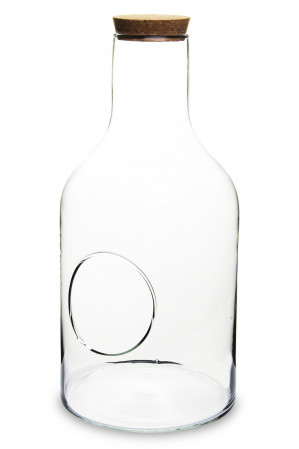 detail Dekorační láhev s otvorem a zátkou GD DESIGN