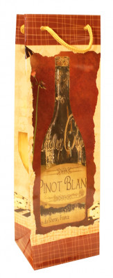 Papírová taška na víno Pinot
