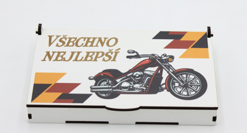 Krabička na bankovky s motorkou