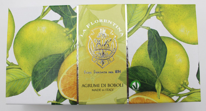 detail Dárková kazeta LA FLORENTINA Citrus 3x150 g GD DESIGN