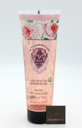 detail Sprchový gel v tubě LA FLORENTINA Růže 250 ml GD DESIGN